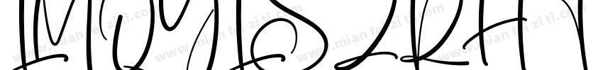 LMQYLSZRHT Regular字体转换